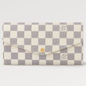 Louis Vutton Sarah Wallet Damier Azur Canvas